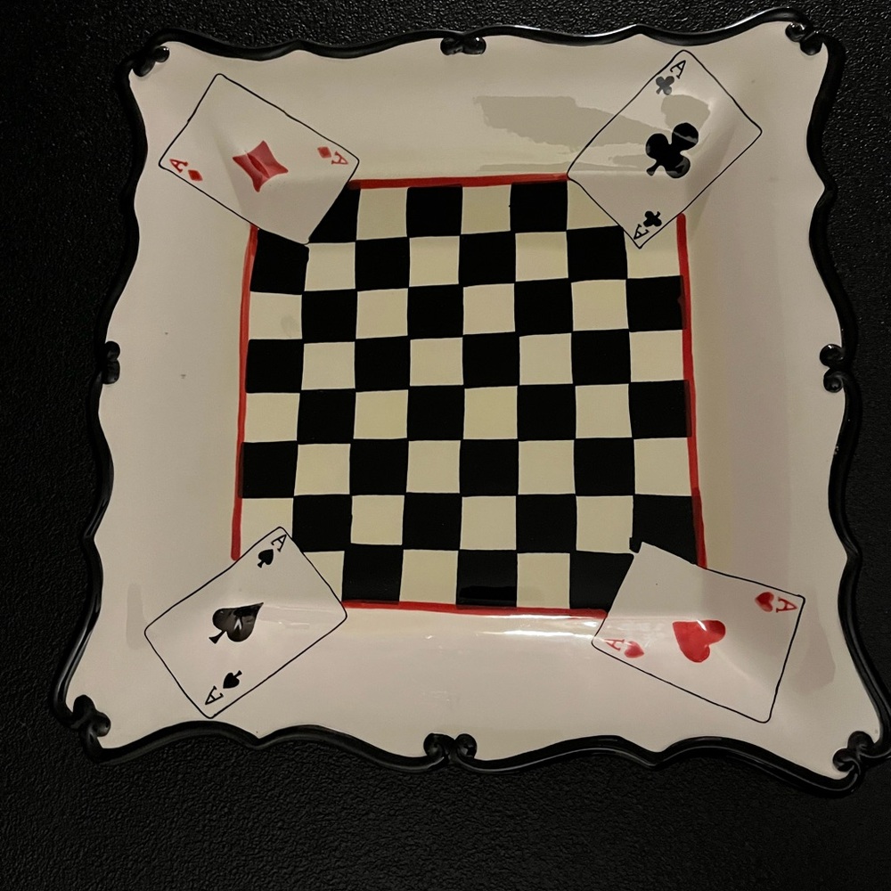 VINTAGE CARD STYLE DISH